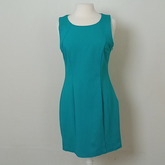 Dkny Dresses & Skirts - DKNY Blue Size 10 Body Conscious Sleeveless Partial Open Back Dress